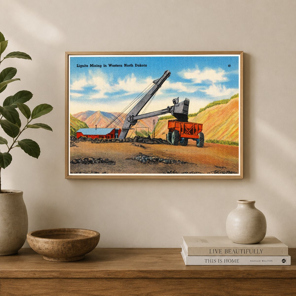 ND: Lignite mining in Western North Dakota