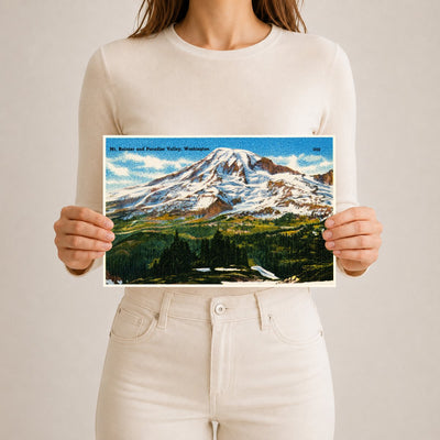 Paradise Valley, WA: Mt. Rainier and Paradise Valley