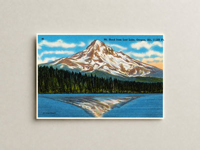 Hood, Mount, OR: Mt. Hood from Lost Lake, Oregon, alt., 11,225 ft.