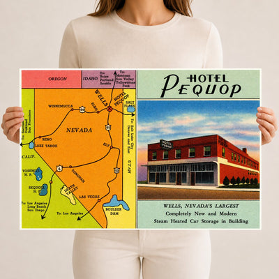 Wells, NV: Hotel Pequop, Wells, Nevada's largest