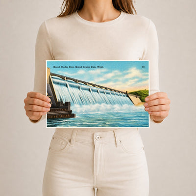 Grand Coulee Dam, WA: Historic View