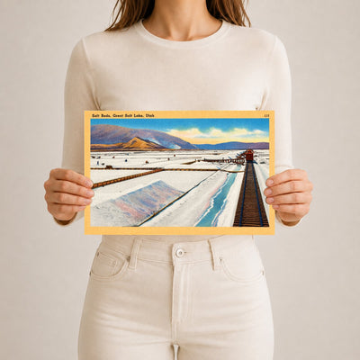 Great Salt Lake, UT: Salt beds