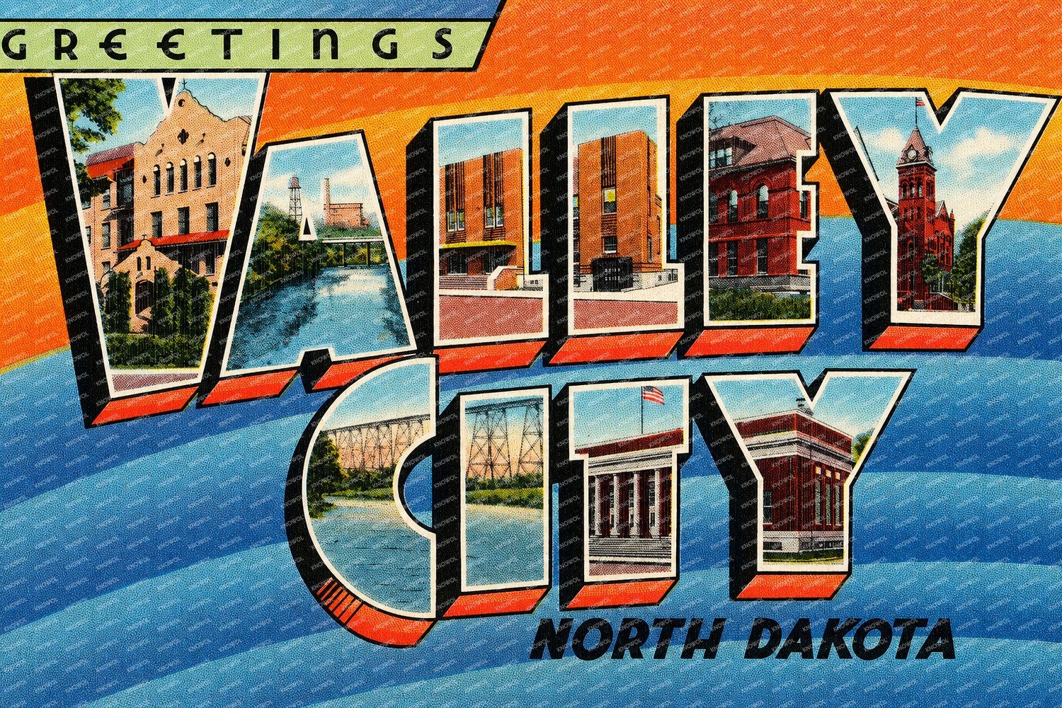 Valley City, ND: Greetings from Valley City