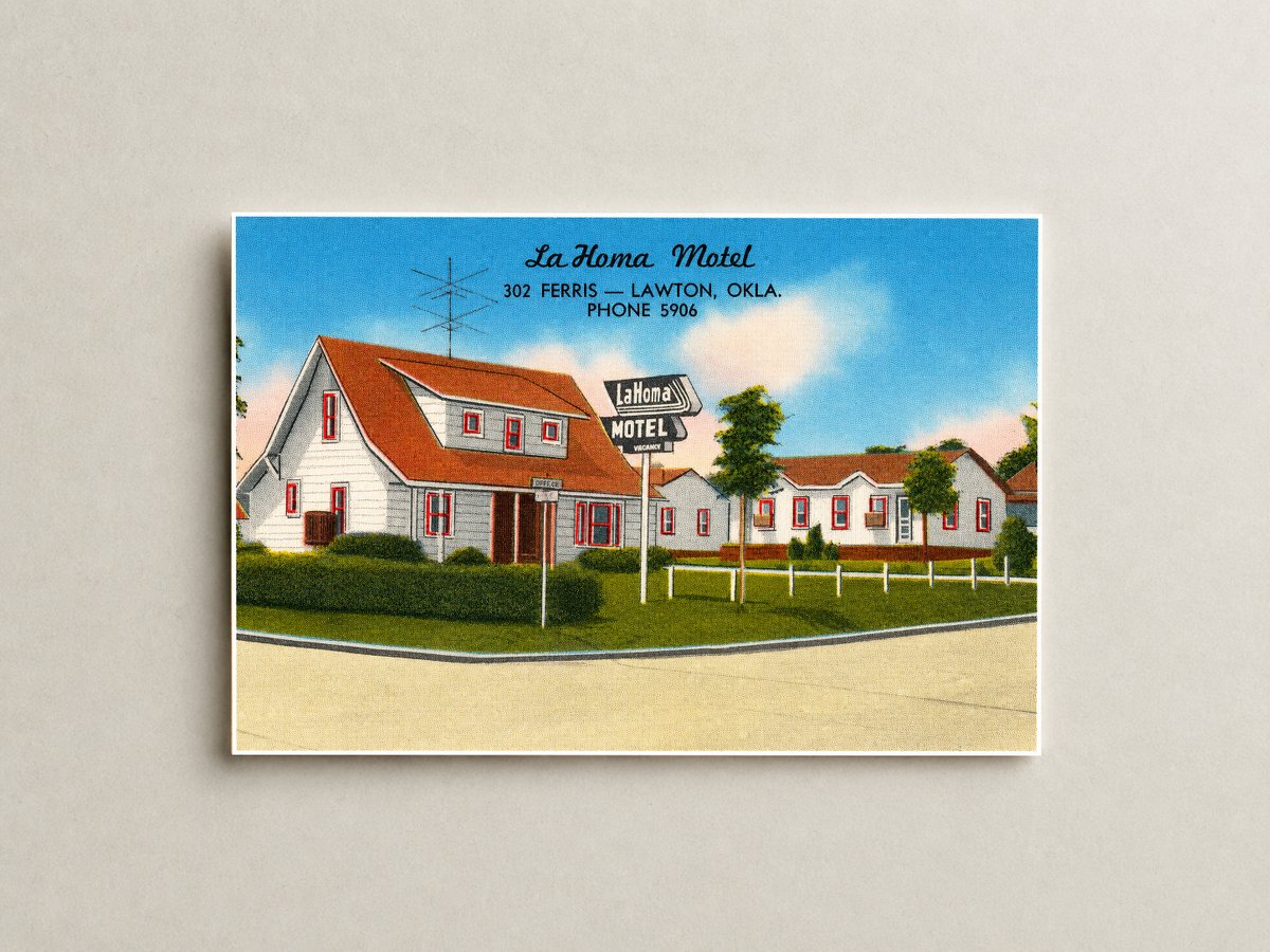 Lawton, OK: La Homa Motel, 302 Ferris -- Lawton, Okla., phone 5906