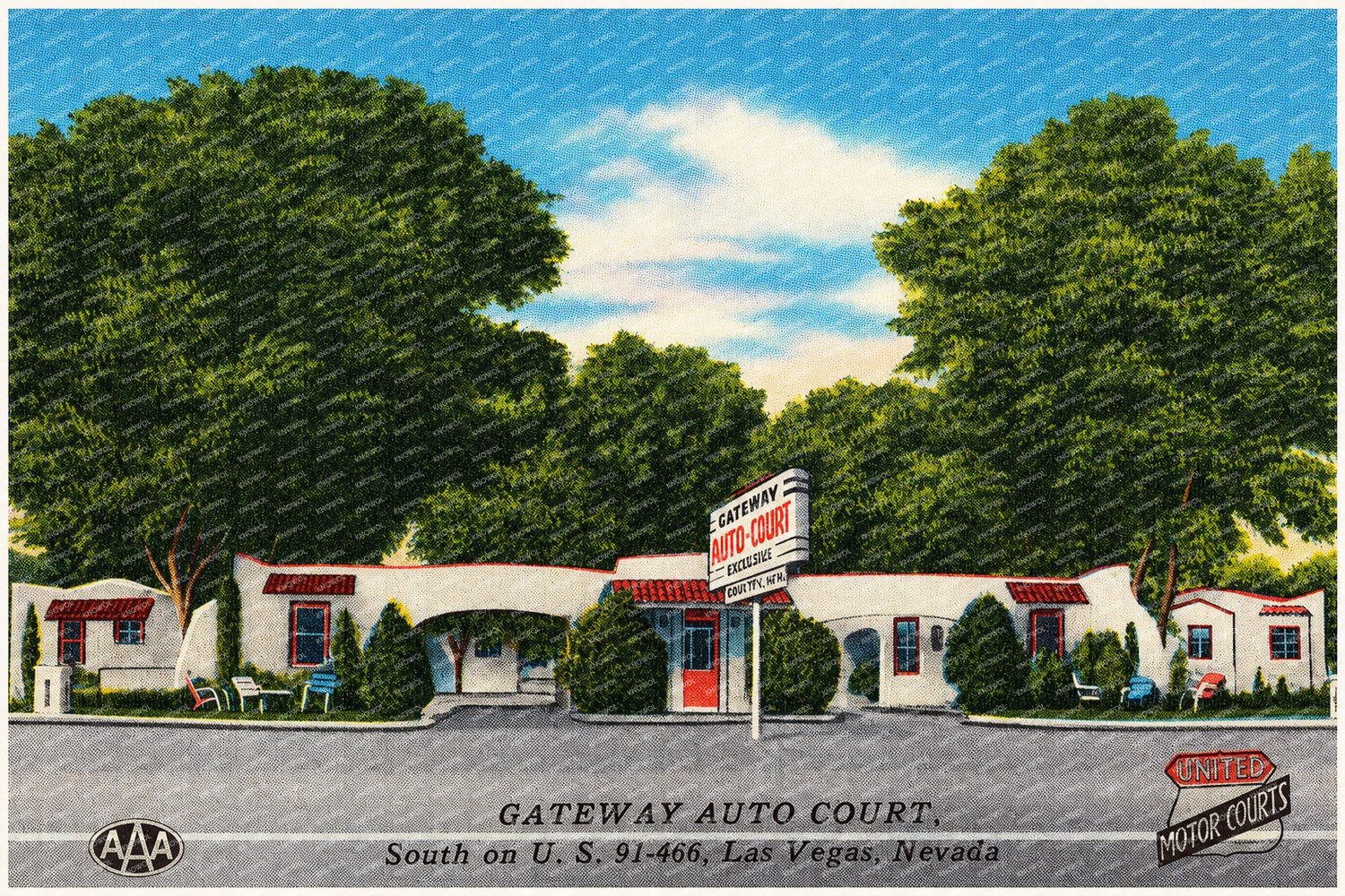 Las Vegas, NV: Gateway Auto Court, south on U.S. 91 - 466