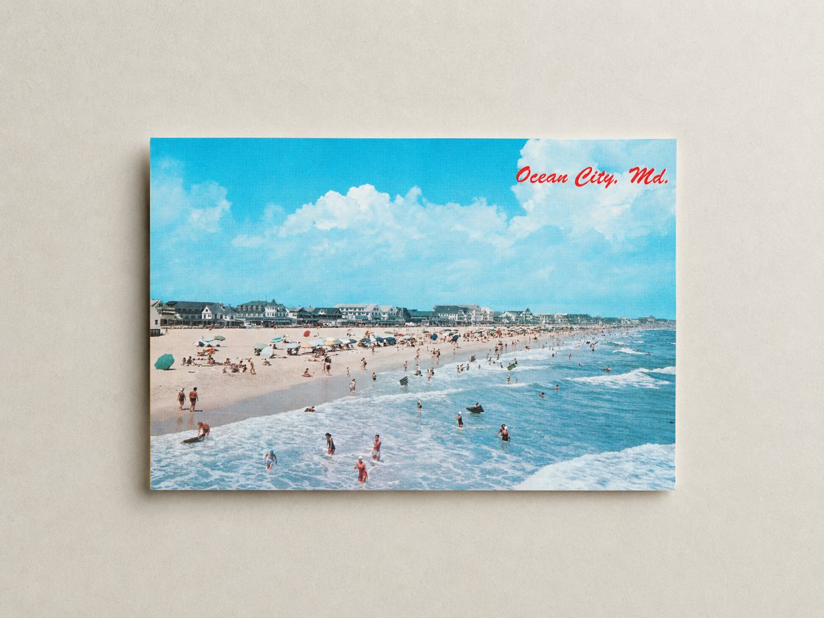 Ocean City, MD — Vintage Maryland Postcard
