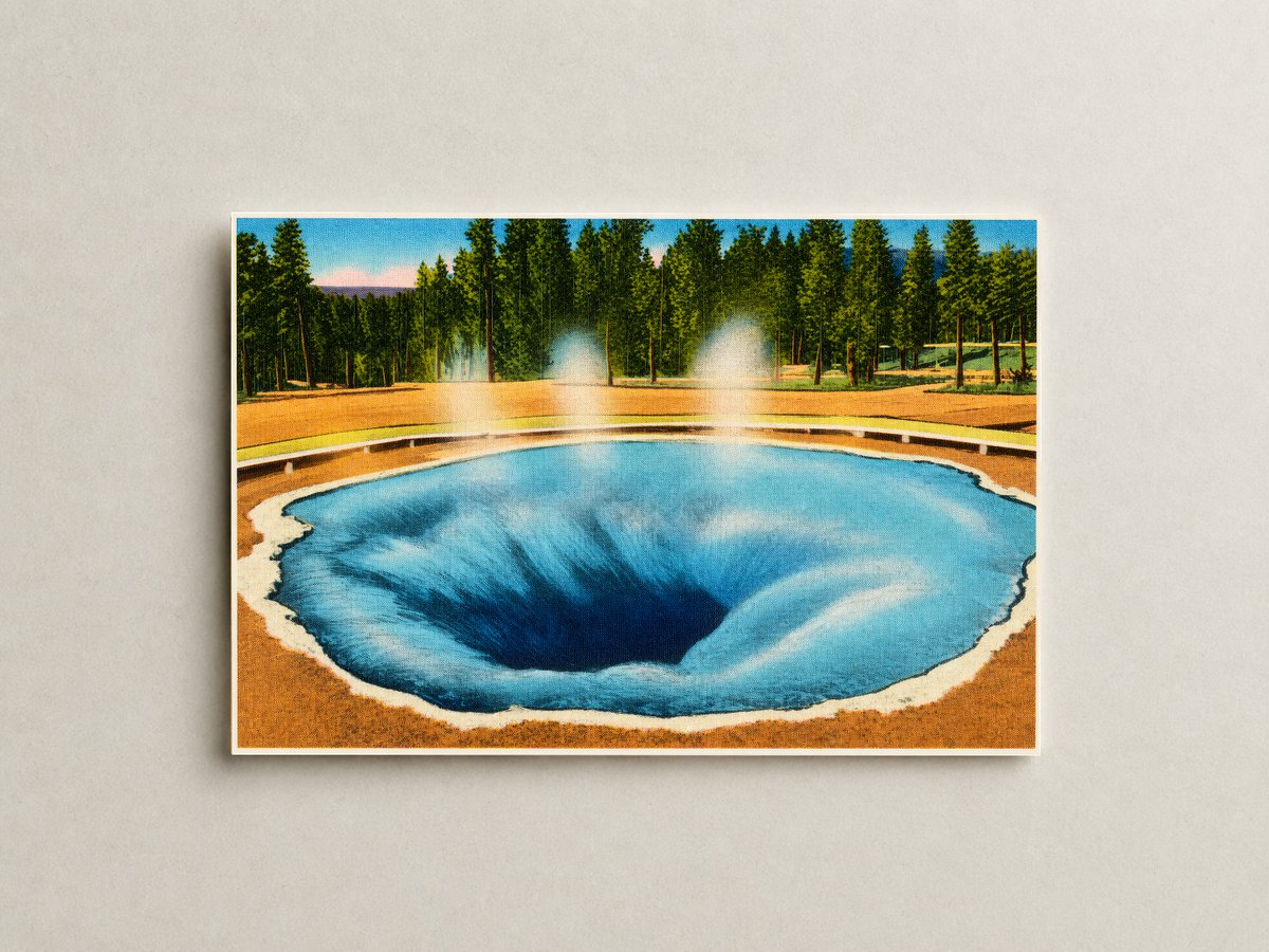Yellowstone National Park, WY: Morning Glory Pool