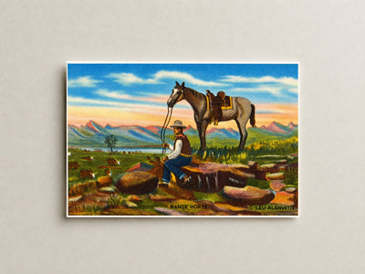 Baton Rouge, LA: My range horse, original oil painting painted by Leo A. Arvette