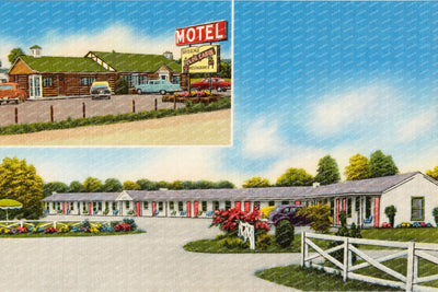 Brownie Motel & Restaurant. Located 3 miles north of Bel Air on U. S. Rt. #1 in Maryland's picturesque Harford County. — Vintage Maryland Postcard