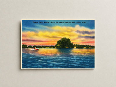 Sardis Lake, MS: Lower lake, Sardis Lake area, near Batesville and Sardis