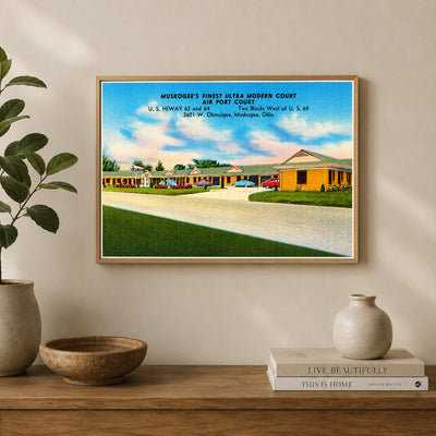 Muskogee, OK: Muskogee's finest ultra modern court, Air Port Court, U.S. Hiway 62 and 64, two blocks west of U.S. 69, 3601 W. Okmulgee