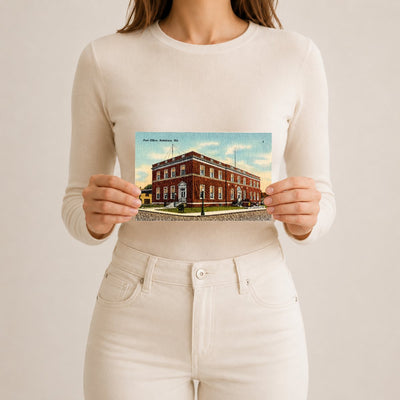 Post office, Salisbury, MD — Vintage Maryland Postcard