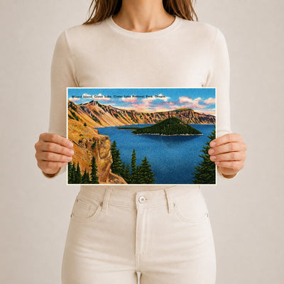 Wizard Island, OR: Wizard Island, Crater Lake, Crater Lake National Park