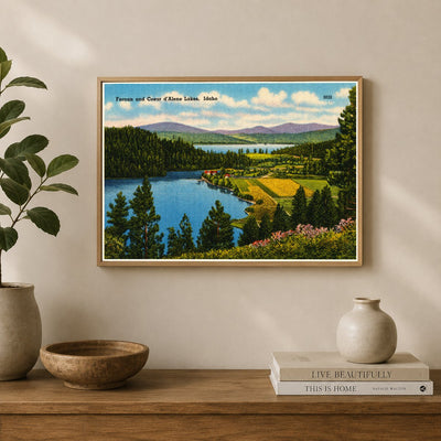 Coeur d'Alene Lake, ID: Fernan and Coeur d'Alene Lakes