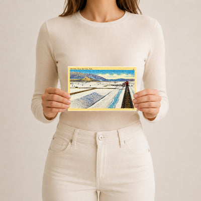 Great Salt Lake, UT: Salt beds