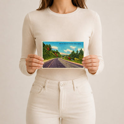 Heflin, AL: Mountain scene on U.S. 78 near Heflin