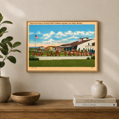 Las Vegas, NV: Hotel Last Frontier, the early west in modern splendor