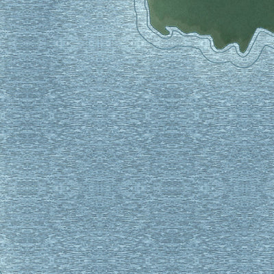 Close-up of the map of Vienna, Maryland print showing street and building detail