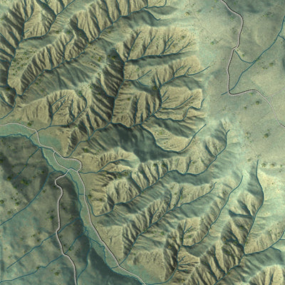 Close-up of the map of Gypsum, Colorado print showing street and building detail