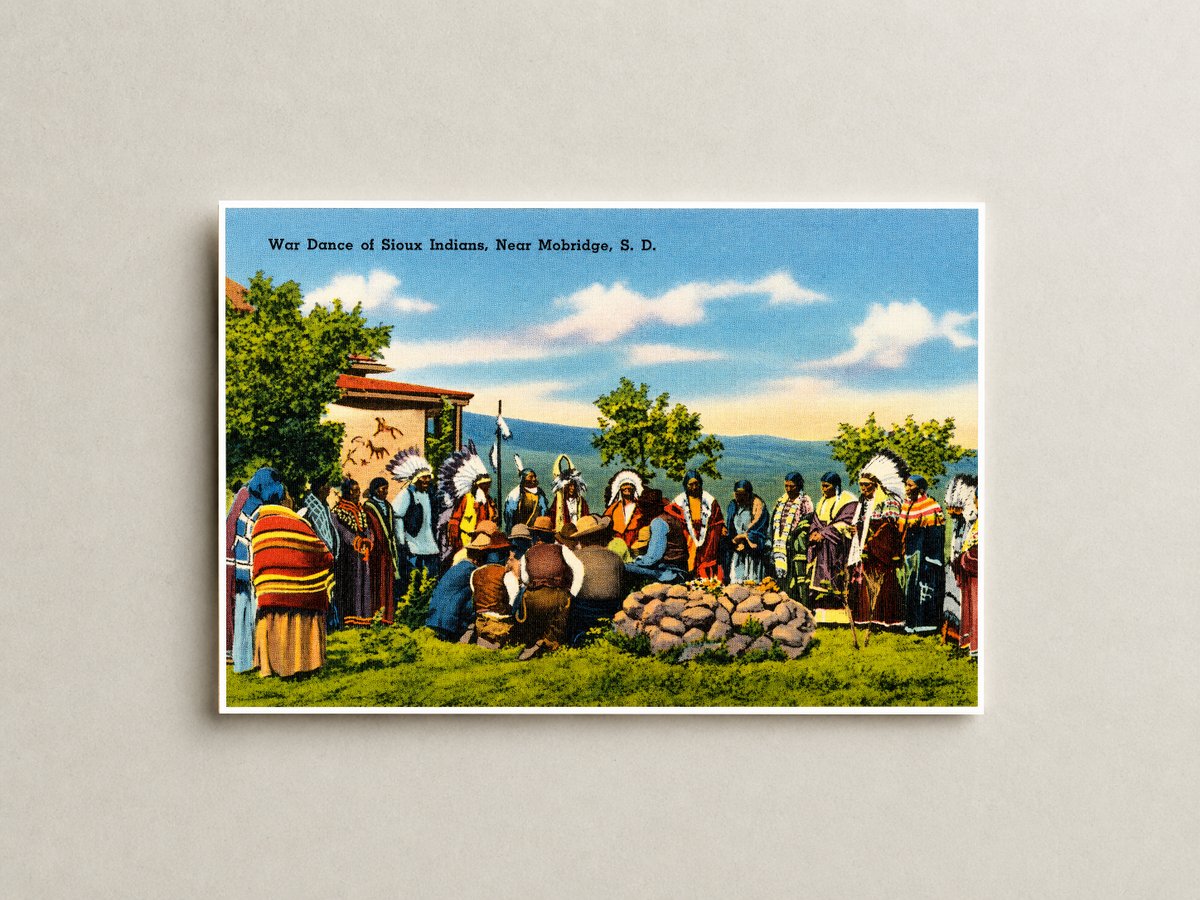 Mobridge, SD: War dance of Sioux Indians, near Mobridge