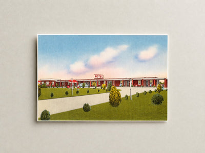 Ciampoli Motel, U. S. Route 40, Elkton, Maryland — Vintage Maryland Postcard