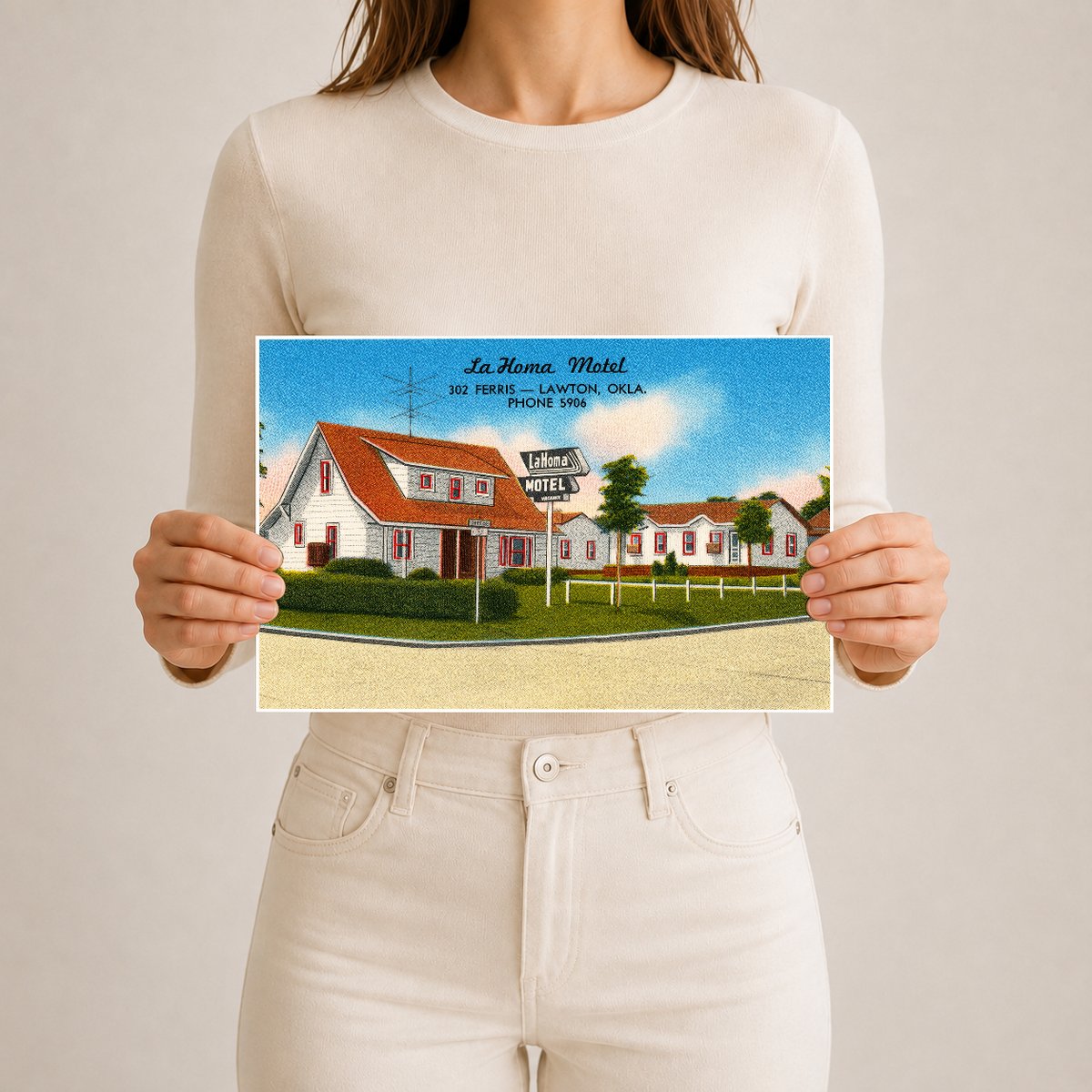 Lawton, OK: La Homa Motel, 302 Ferris -- Lawton, Okla., phone 5906