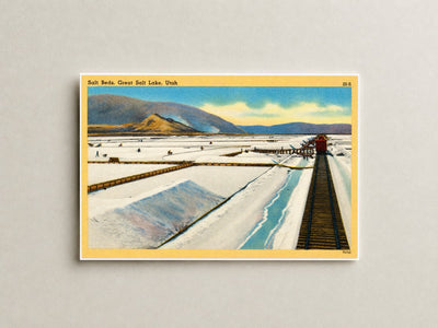 Great Salt Lake, UT: Salt beds