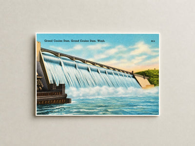Grand Coulee Dam, WA: Historic View