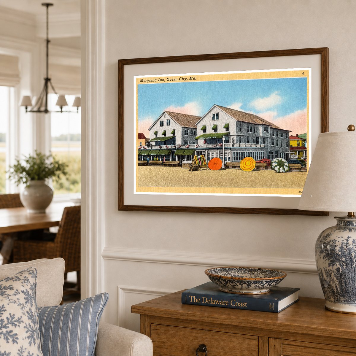 Maryland Inn, Ocean City, MD — Vintage Maryland Postcard