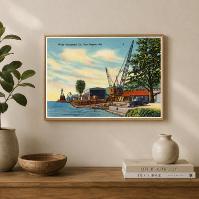 Wiley Equipment Co., Port Deposit, MD — Vintage Maryland Postcard