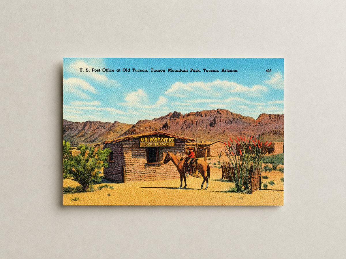 Tucson, AZ: U.S. Post Office at Old Tucson, Tucson Mountain Park