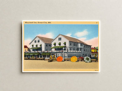 Maryland Inn, Ocean City, MD — Vintage Maryland Postcard