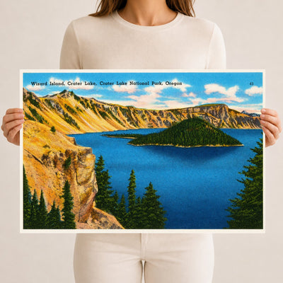 Wizard Island, OR: Wizard Island, Crater Lake, Crater Lake National Park