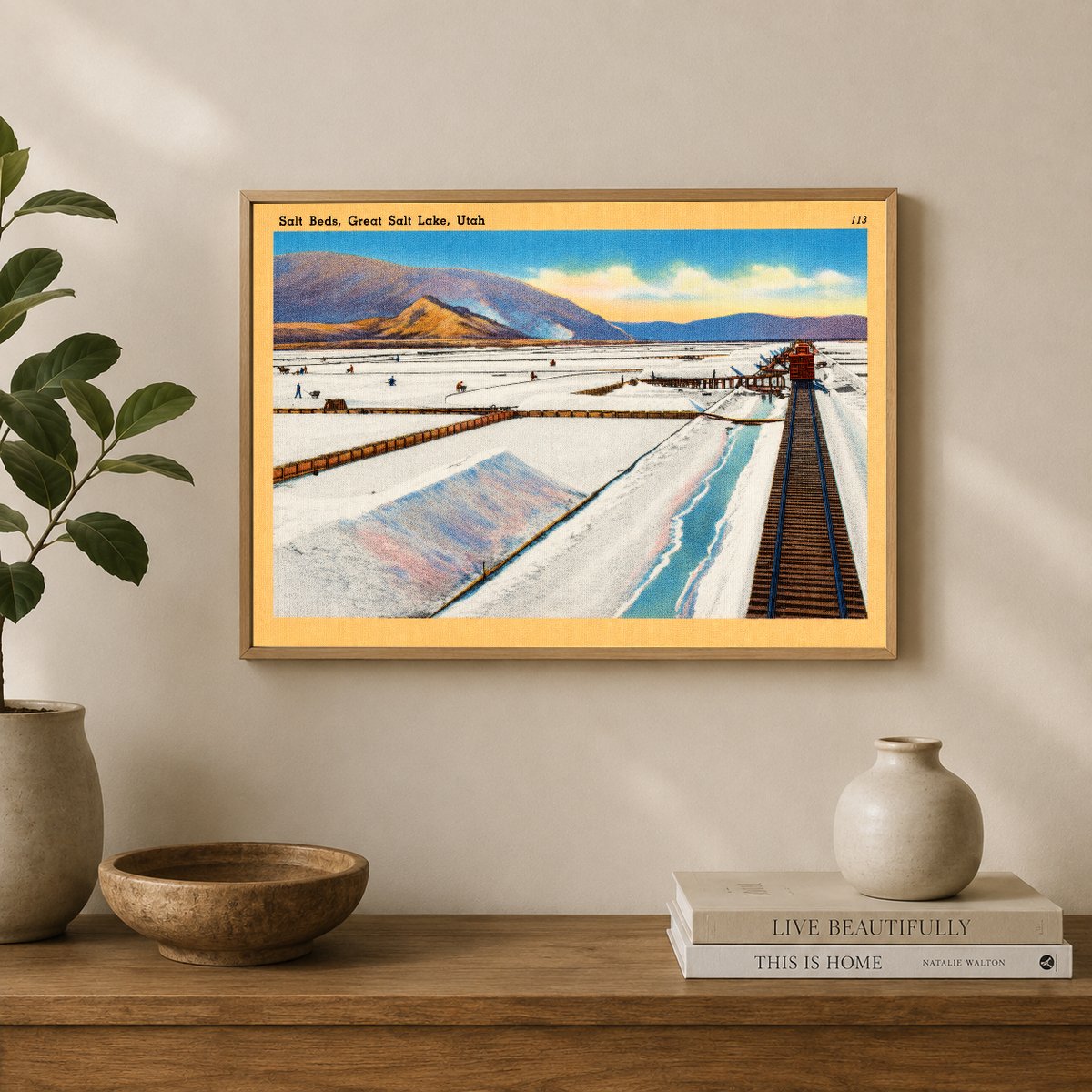 Great Salt Lake, UT: Salt beds