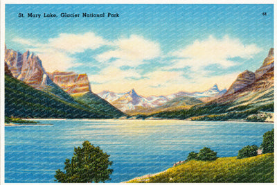 Canada, MT: St. Mary Lake, Glacier National Park