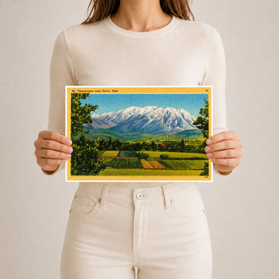 Timpanogos, Mount, UT: Mt. Timpanogos, near Provo