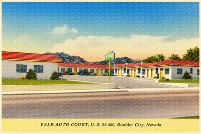 Boulder City, NV: Vale Auto Court, U.S. 93 - 466