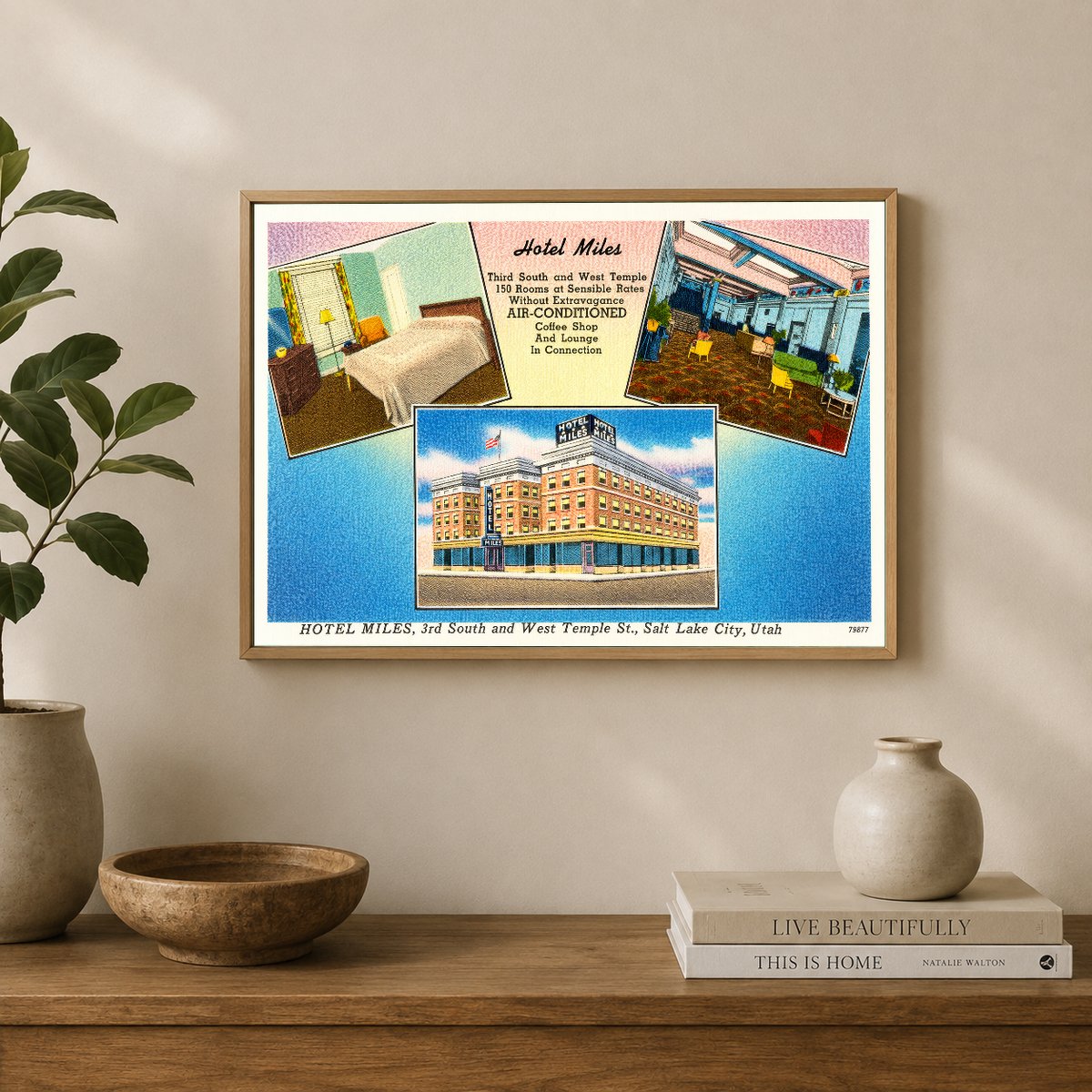 Salt Lake City, UT: Hotel Miles, 3rd South and West Temple St.
