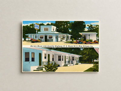 New Orleans, LA: Bel-Air Motel, 4104 Gentilly Highway, U. S. Route 90-11