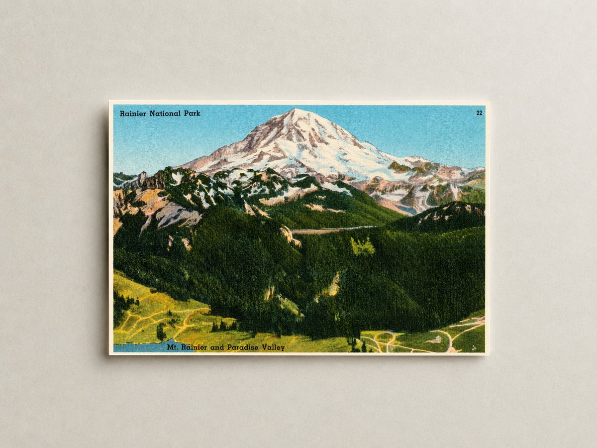 Mount Rainier National Park, WA: Rainier National Park, Mt. Rainier and Paradise Valley