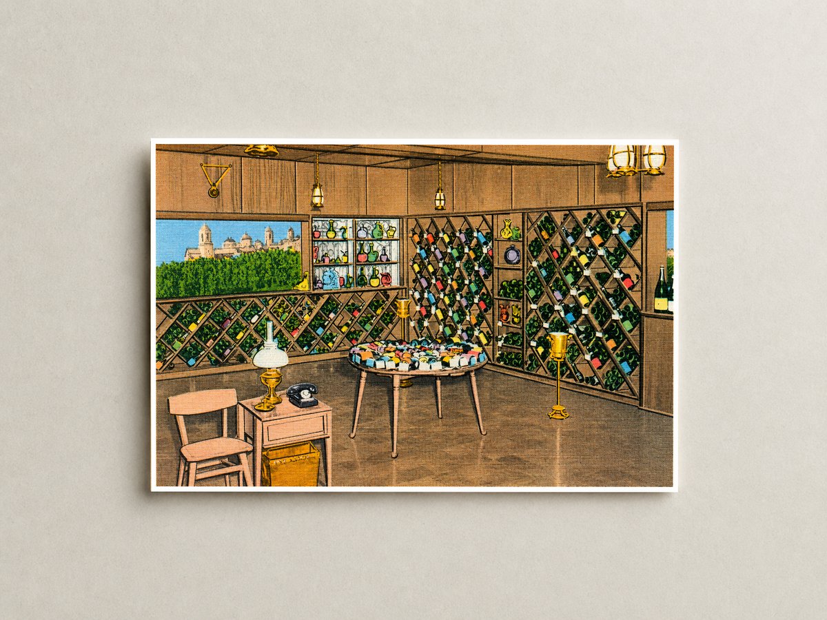 Shreveport, LA: A corner of the famous Chateau Wine Cellar in Shreveport at the Cuban Liquor Co.