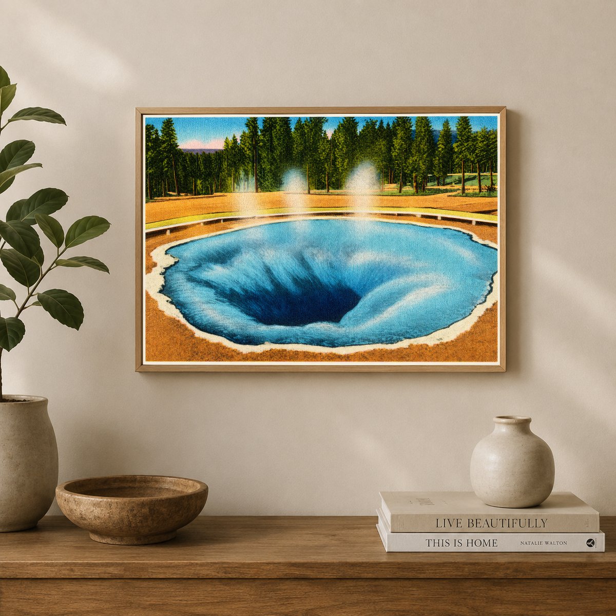 Yellowstone National Park, WY: Morning Glory Pool