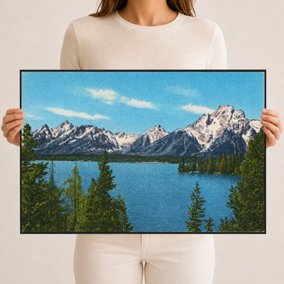 Grand Teton National Park, WY: Jackson Lake and Teton Mountains Wyoming