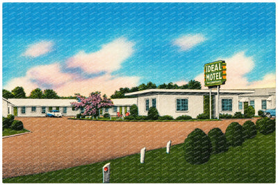 Jackson, MS: Ideal Motel, located on Highway 80, 5 miles west of Jackson
