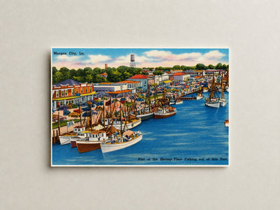 Morgan City, LA: Part of the shrimp fleet fishing out of this port