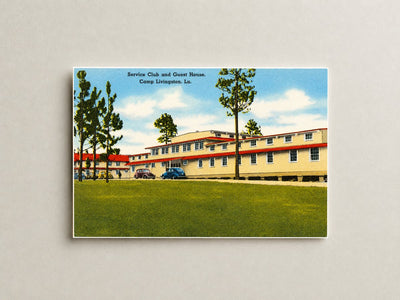 Pineville, LA: Service Club and Guest House, Camp Livingston