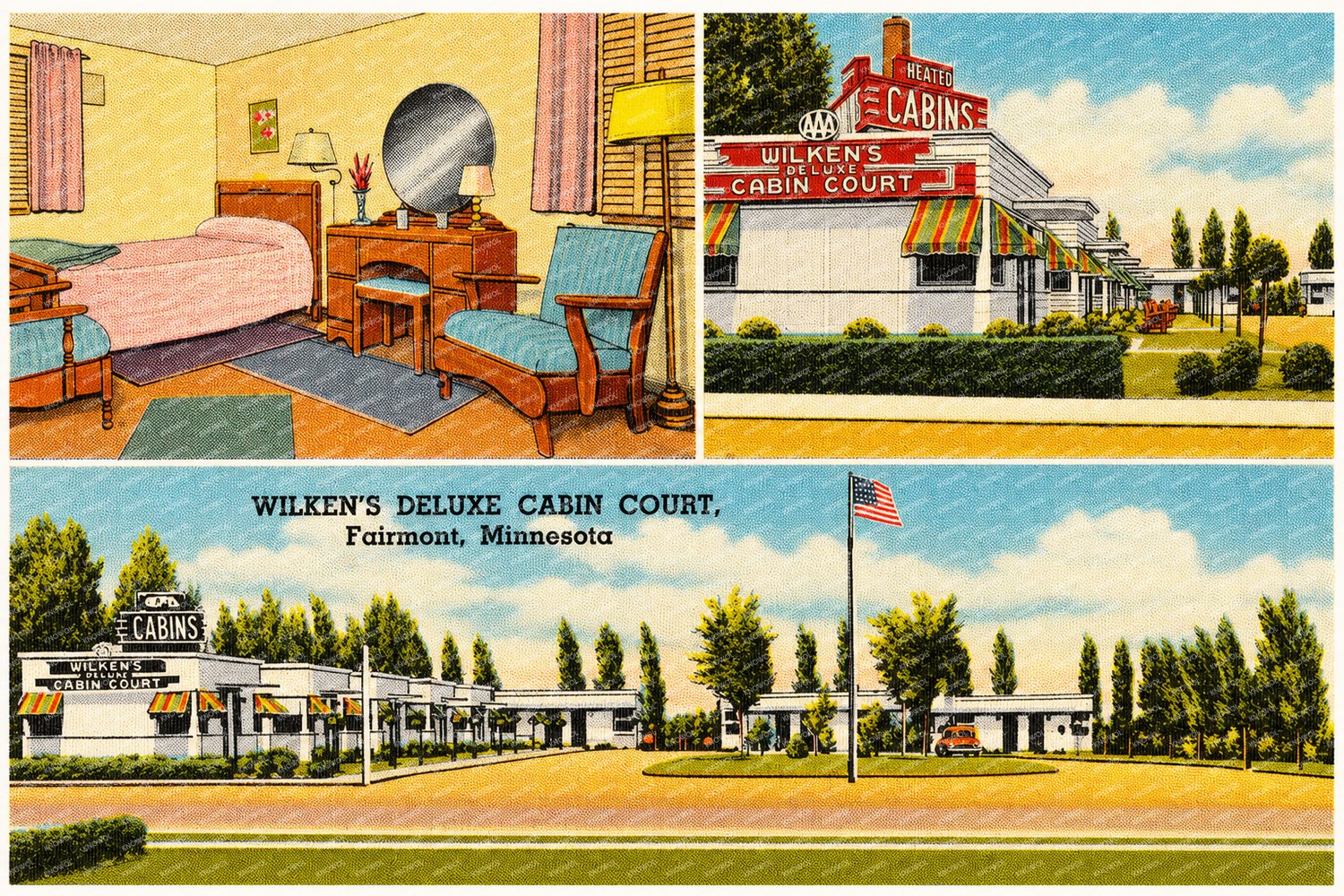 Fairmont, MN: Wilken's Deluxe Cabin Court