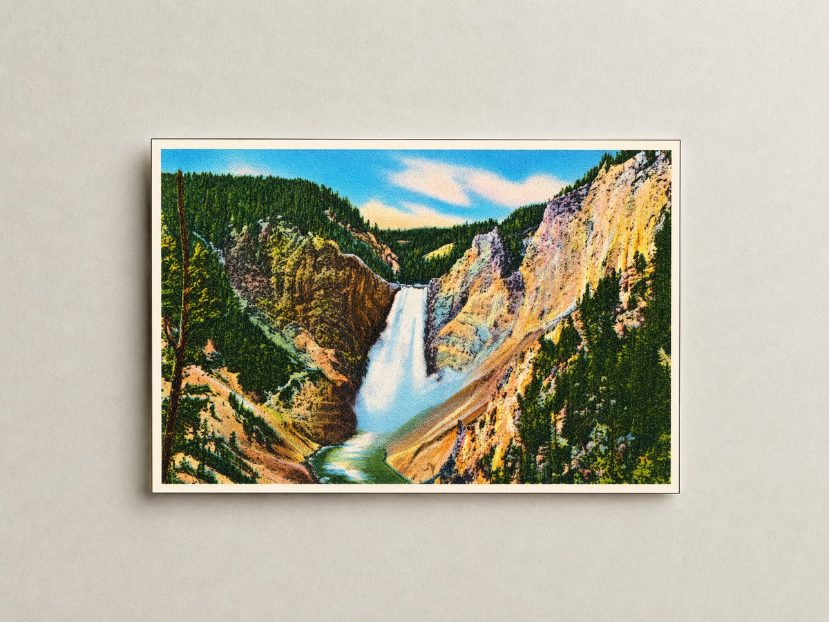 Grand Canyon Of The Yellowstone, WY: The Great Falls, Yellowstone National Park