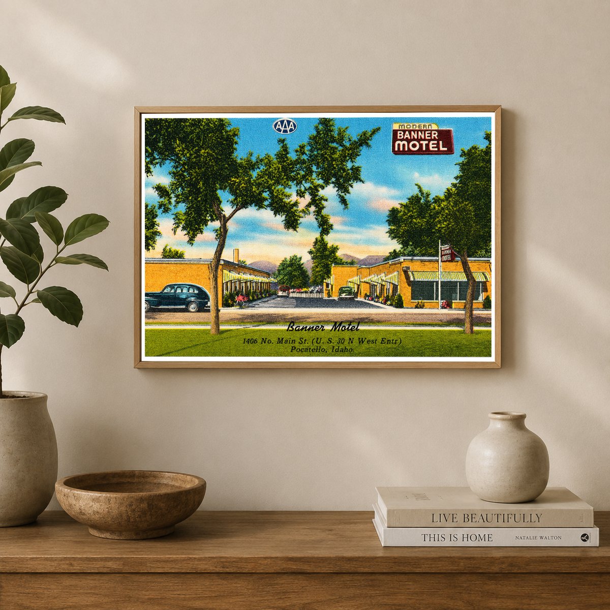 Pocatello, ID: Banner Motel, 1406 No. Main St.. (U.S. 30 N West Entr) Pocatello
