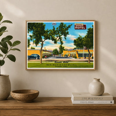 Pocatello, ID: Banner Motel, 1406 No. Main St.. (U.S. 30 N West Entr) Pocatello